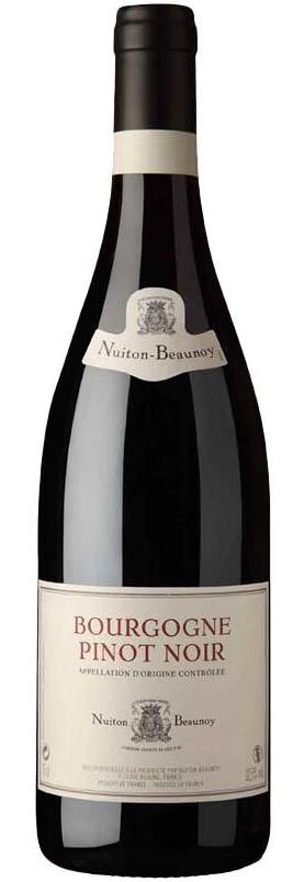 Красное вино Nuiton — Beaunoy Bourgogne Pinot Noir AOC 0.75L 12.5%