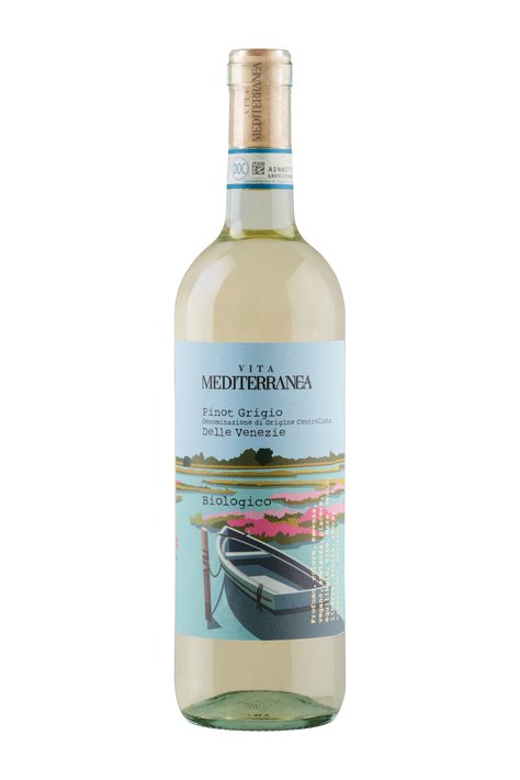 Baltvīns Vita Mediterranea Pinot Grigio OC 0.75L 12.5%