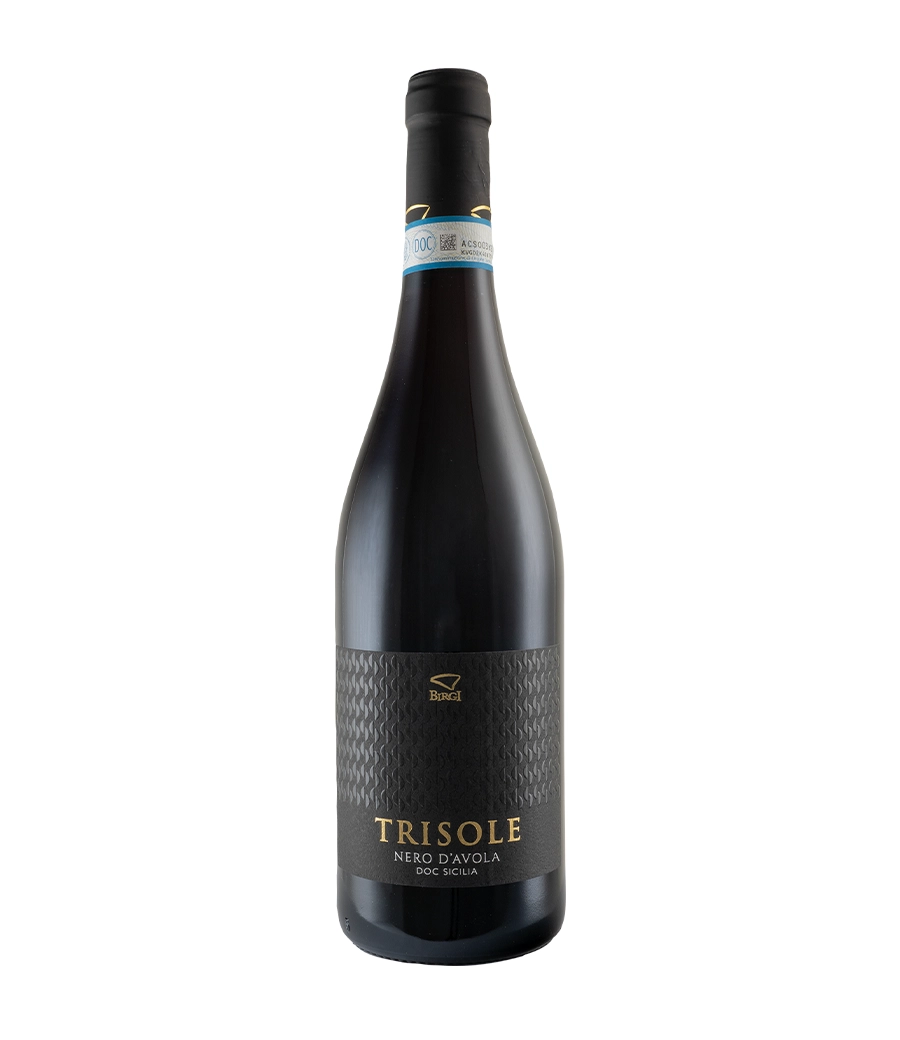 Sarkanvīns TRISOLE Nero d’Avola DOC Sicilia 0.75L 12.5%