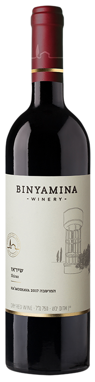 Sarkanais vīns Binyamina Moshava Shiraz 0.75L 12%